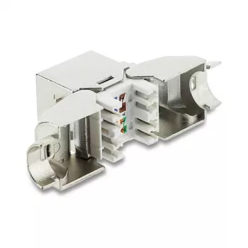 Keystone RJ45 modulis DELOCK 90374 Cat.6A 90° Bezinstrumentu