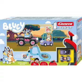 Piepūšamais bērnu rotaļu baseins CARRERA Bluey & Bingo Let's Go 2.9 m