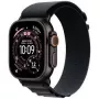 Viedpulkstenis Apple Watch Ultra 3 GPS + Cellular 49mm Melns Titāna Korpuss Melna Milānas Cilpa Mazs