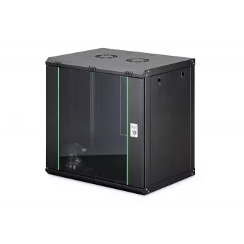 Sienas stiprinājuma skapis DIGITUS Dynamic-N 12U, 600x450 mm (PxD), IP20, atslēgas slēdzene, neizjaukts