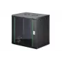 Sienas stiprinājuma skapis DIGITUS Dynamic-N 12U, 600x450 mm (PxD), IP20, atslēgas slēdzene, neizjaukts