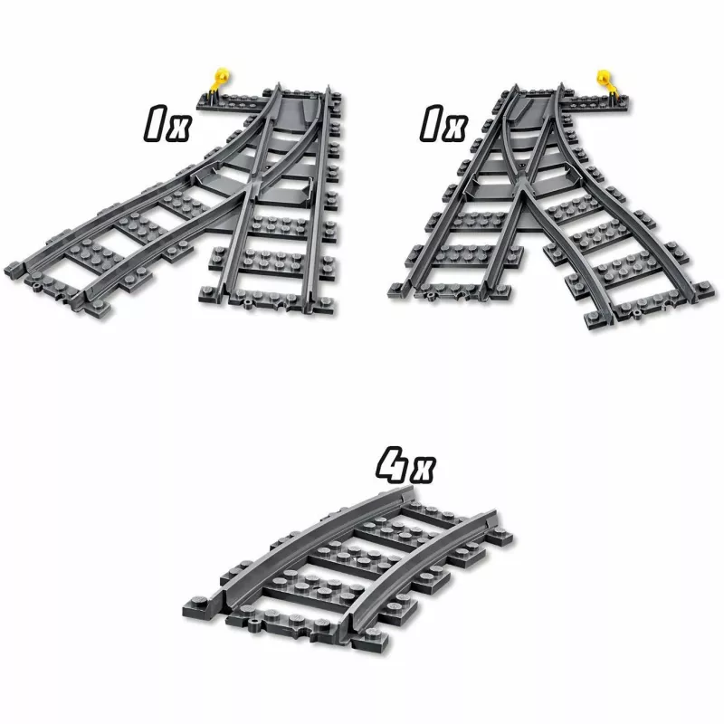 LEGO City 60238 – dzelzceļa pārmiju komplekts un aksesuāri spēļu komplektiem
