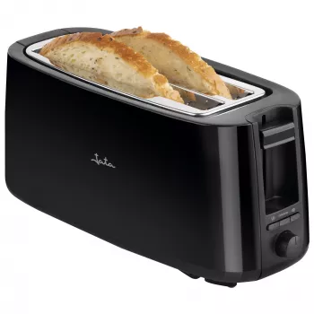 Toasteris Jata JETT1585 2-slices 1400 W Melnas pogas rotējošs 230 V slotu platums 25 cm slotu dziļums 3 cm