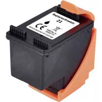 Renkforce RF-I-HP21BK RF-5718850 saderīga melna kasetne HP 21 (C9351A) vietā