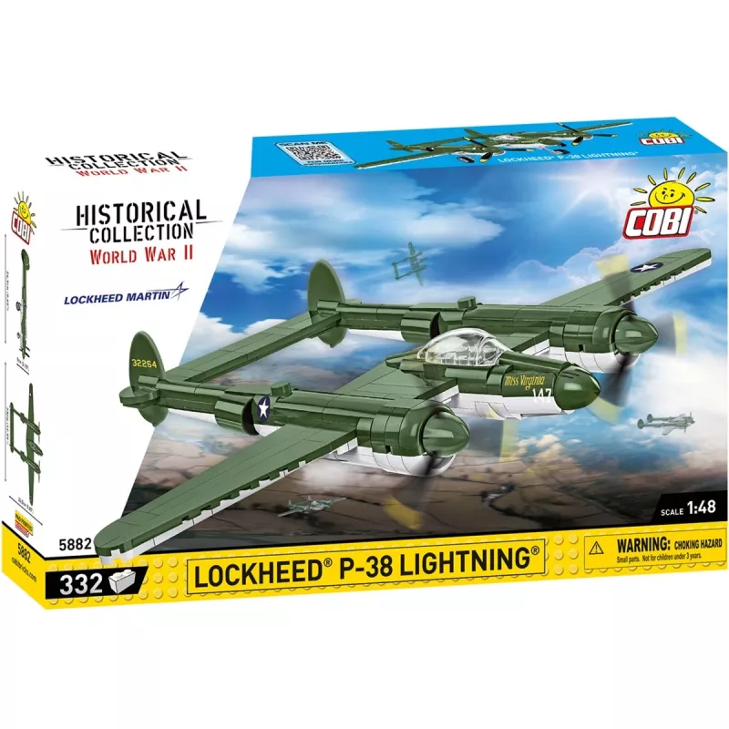 COBI Lockheed P-38 Lightning būvēšanas bloki