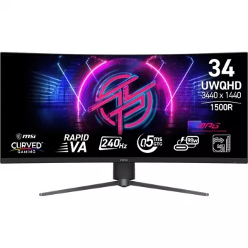 Monitors MSI MPG 346CQRFDE X24 34 collu izliekts Rapid VA 3440 x 1440