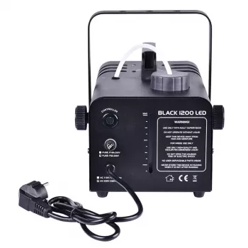 Dūmu mašīna Light4Me BLACK 1200 LED