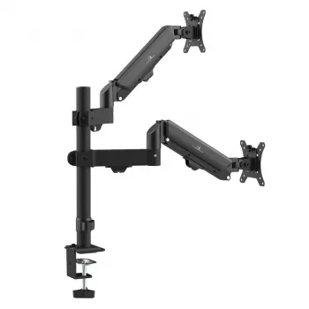 Maclean MC-136 monitoru statnis, gāzes atspere, 17-32 inch, 2-10 kg, melns