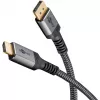 Goobay 65268 Video kabeļa adapteris 1 m DisplayPort–HDMI pelēks (65268)