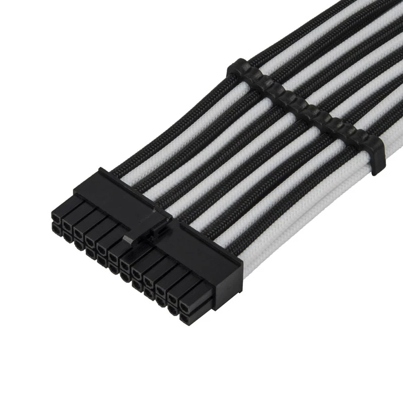 ATX pagarinātājs SILVERSTONE SST-PP07E-MBBW 30 cm melns/balts