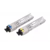 Extralink SFP WDM šķiedru pārsūtītāju pāris 1.25G 1310/1550nm vienmoda 3km SC DOM