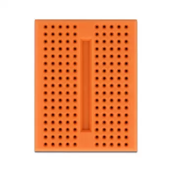 Maizes plate DELOCK 18319, plastmasas prototipēšanas plate, oranža, 36×46×10 mm