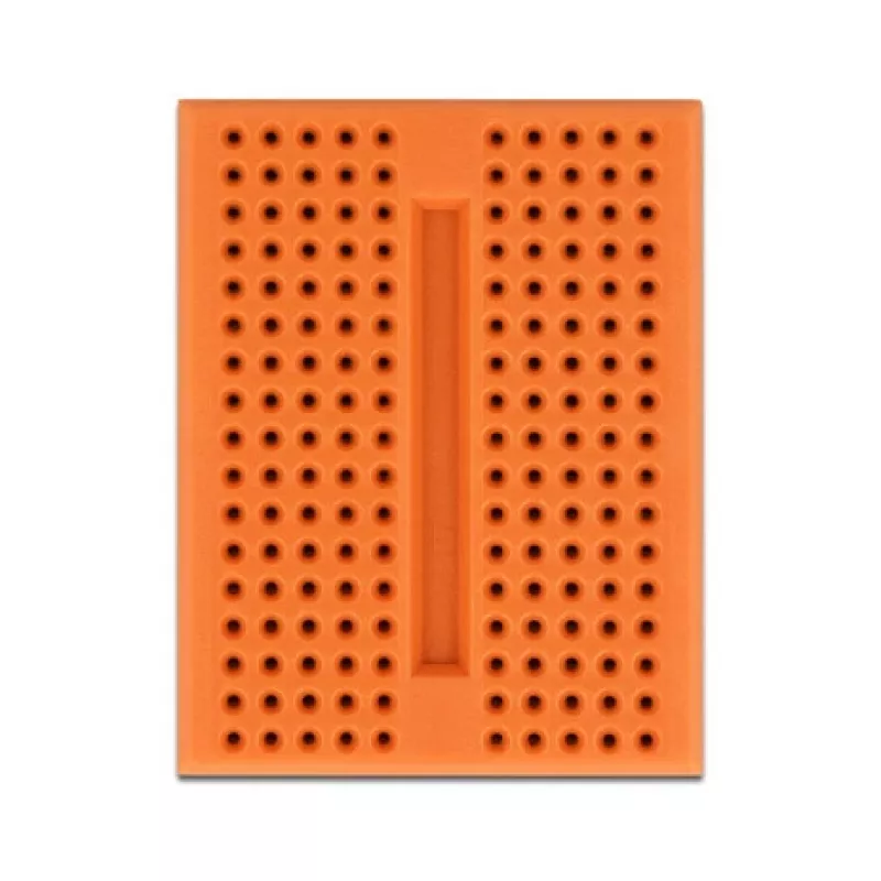 Maizes plate DELOCK 18319, plastmasas prototipēšanas plate, oranža, 36×46×10 mm