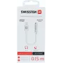 SWISSTEN Lightning uz 3.5 mm audio adapteris SW-LIGHT-3.5MM-W, 15 cm kabelis
