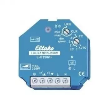 Dimmera slēdzis Eltako FUD61NPN-230V 30100835 230V – universāls iebūvējamais dimmera modulis