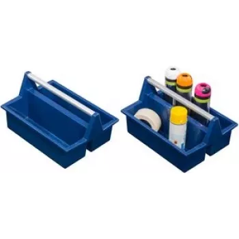 Instrumentu kaste allit McPlus Carry P 40 PP — zila, ergonomisks alumīnija rokturis, modelis 457280