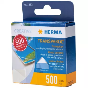 Foto stūrīši HERMA Transparol 500 gab.
