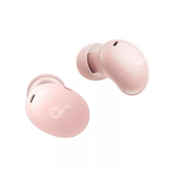 Bezvadu intraaurālās austiņas Anker A30i — Bluetooth, rozā, zvanu, mūzikas un sporta lietošanai