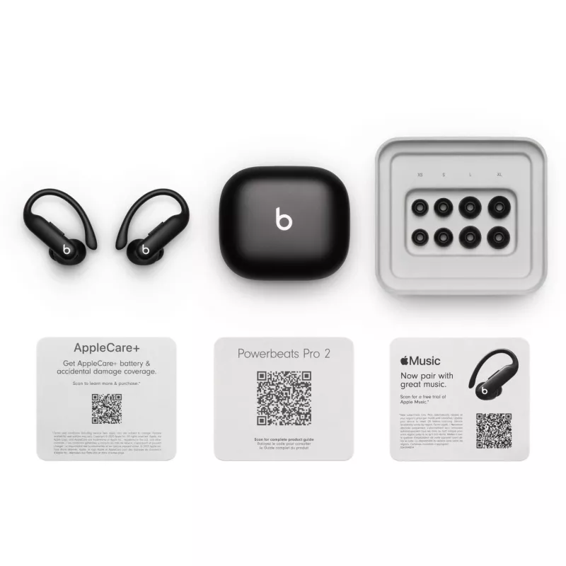 Beats Powerbeats Pro 2 Austiņas, Dimantmelns, Iekšauss, Bezvadu, MX723ZM/A