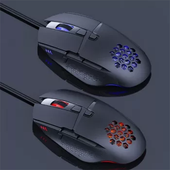 Lumi Legend WM03G-16 Vadu pele, USB Type-A, optiskā, 7200 DPI, melna