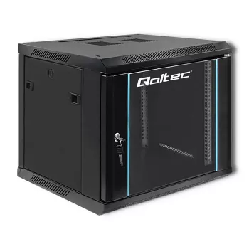 Tīkla statīvs QOLTEC 9U modelis 54466 — atvērtais rāmis 9U serveru/statīva montāžas skapis