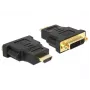 DeLOCK 65467 – Adapteris HDMI (vīrišķais) > DVI 24+5 kontaktu (sieviešu)
