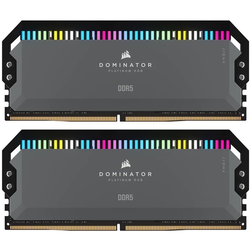 Corsair Dominator Platinum RGB DDR5-5600 CL36 AMD EXPO 32 GB (2x16 GB) Dual-Kit, Pelēks