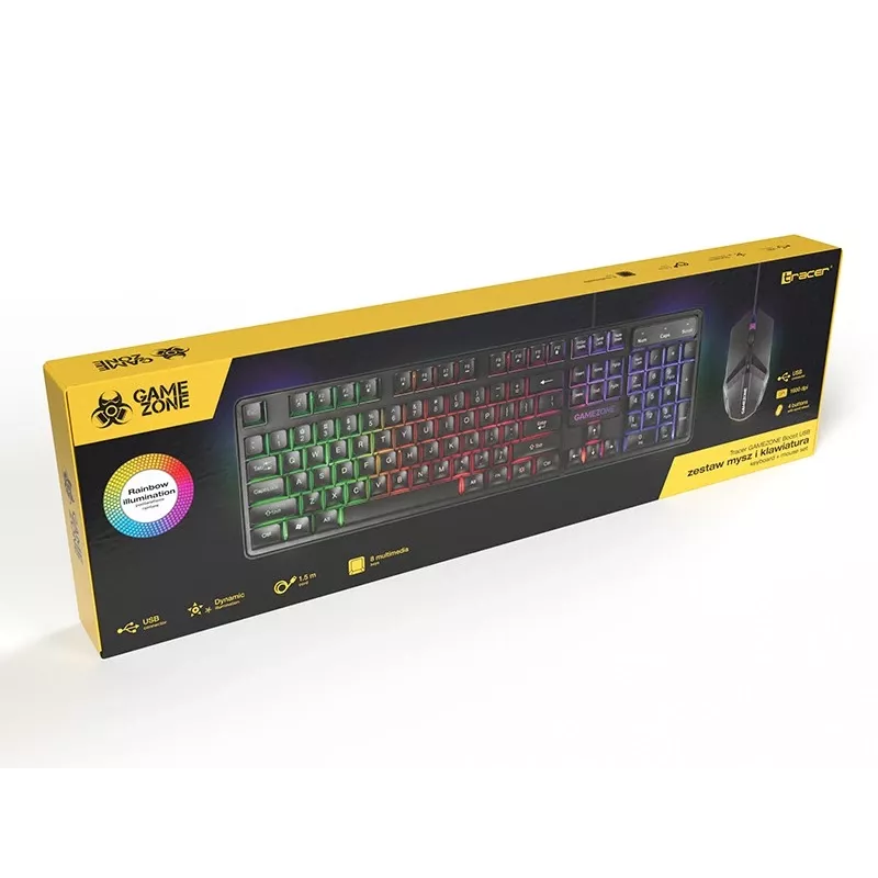 Spēļu tastatūras un peles komplekts Gamezone Boost USB