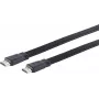 HDMI kabelis ShiverPeaks 77470-FLAT — plakans HDMI digitālā video kabelis