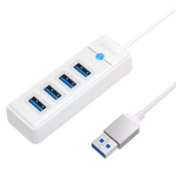 USB centrmezgls ORICO 4-Port USB 3.0 PW4U-U3 — 4x USB-A porti, USB 3.0 pārsūtīšana