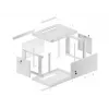 Sienas stiprinājuma skapis Lanberg WF01-6406-00S