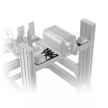 Montāžas kronšteins Asetek SimSports 460×120×5 mm, tērauds, melns
