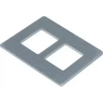 HAGER GTVDM012 Montāžas plāksne GTVD2/300 2xRJ45 19,3x14,8