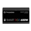 Thermaltake SMART RGB PS-SPR-0600NHSAWE-1 - Barošanas bloks (iekšējais) - ATX12V 2.3 - 80 PLUS - 600 W - aktīvais PFC - Melns