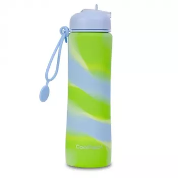 Sporta ūdens pudele Cool Pack Z14770 Silikona 600 ml Zila Meitenēm