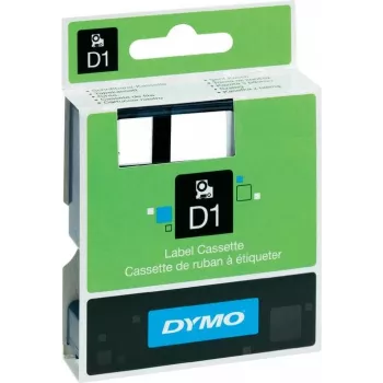 Dymo lentes komplekts 2 gab. — balta lente ar melnu druku, 12 mm un 19 mm