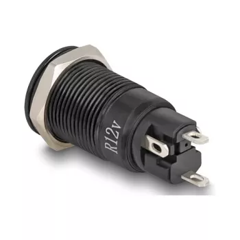 Spiedpogu slēdzis DELOCK 22014, 12 mm, 12 V