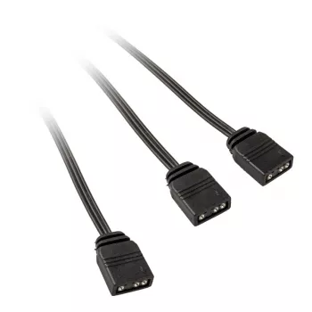 Kabeļa sadalītājs Kolink ARGB 1-2 Splitter Cable 30 cm, 5 V, melns