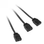 Kabeļa sadalītājs Kolink ARGB 1-2 Splitter Cable 30 cm, 5 V, melns