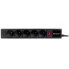 Tracer PowerGear Black 5 AC kontaktligzdas 1.5 m 2300 W