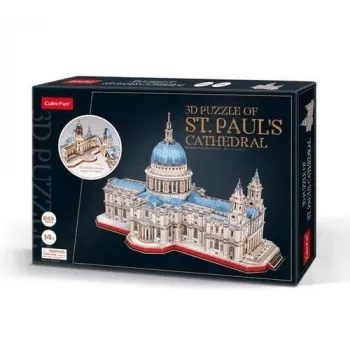 3D puzle Cubicfun Sv. Pāvila katedrāles modelis 306-20270 — arhitektūras replikas komplekts