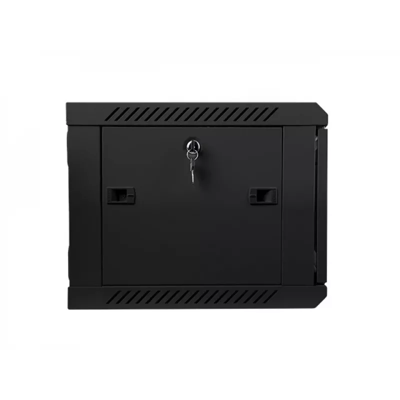 Sienas stiprinājuma skapis LANBERG WF01-6406-10B, 6U, 19 collu, 600×374×450 mm, melns, 60 kg