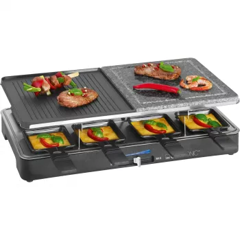 Clatronic Raclette-Grill RG 3518 (261706) – 2 personu raclēšanas grils ar 5,10 cm pannām