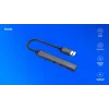 USB centrmezgls SAVIO AK-70, 7 porti USB 3.0, 4 izmantojami porti, USB Type-A savienotājs, 5 Gbit/s pārsūtīšana, garantija 2 gadi