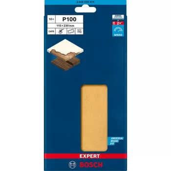 Bosch 2 608 900 875 Slīpēšanas plāksne 10 gab.