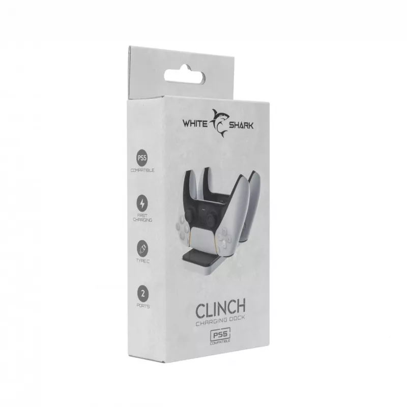 White Shark PS5-504 Clinch uzlādes doks