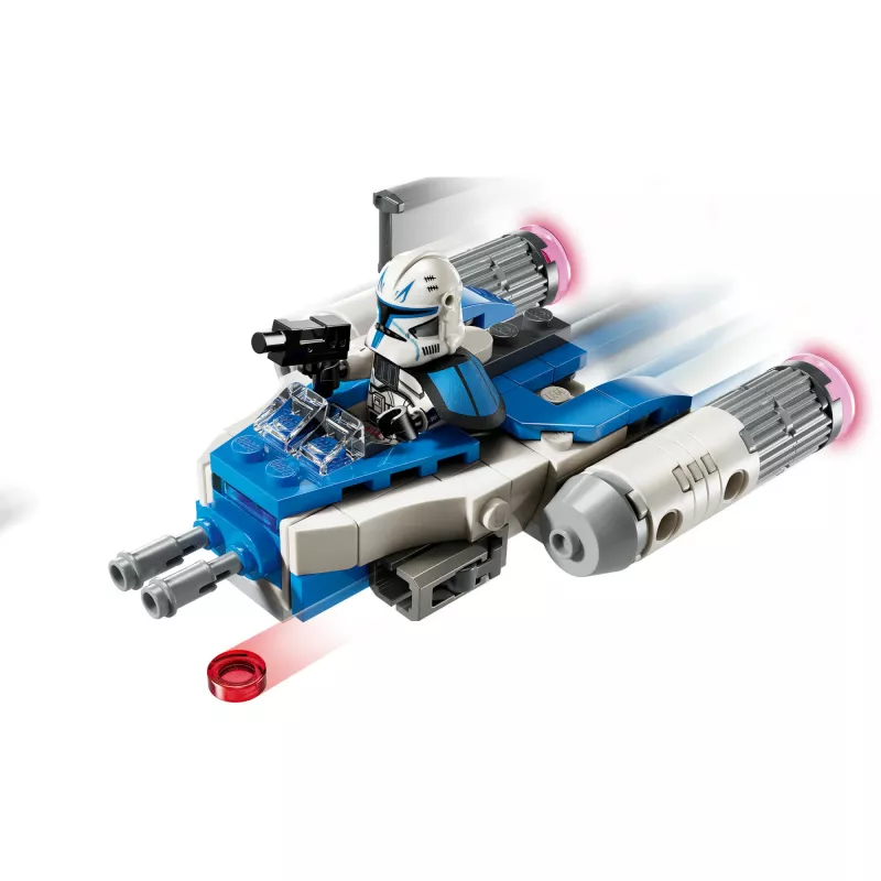 LEGO Star Wars: Captain Rex Y-Wing Microfighter — būvējams zvaigžņu kuģis ar minifigūru, 99 detaļas, 6+ gadiem