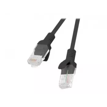 Tīkla kabelis LANBERG PCU5-10CC-0025-BK RJ-45 Cat5e U/UTP 0.25 m Melns