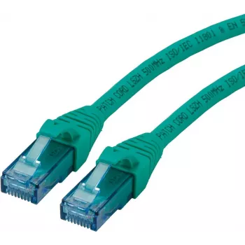ROLINE - Savienojuma kabelis - RJ-45 (Tēviņš) uz RJ-45 (Tēviņš) - 2 m - UTP - CAT 6a - Bezhalogēna, Liets, Daudzdzīslu - Zaļš (21.15.2732)