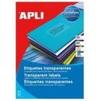 Laikapstākļiem izturīgas etiķetes agipa 119025 caurspīdīgas 99.1 x 67.7 mm lāzerprinteriem